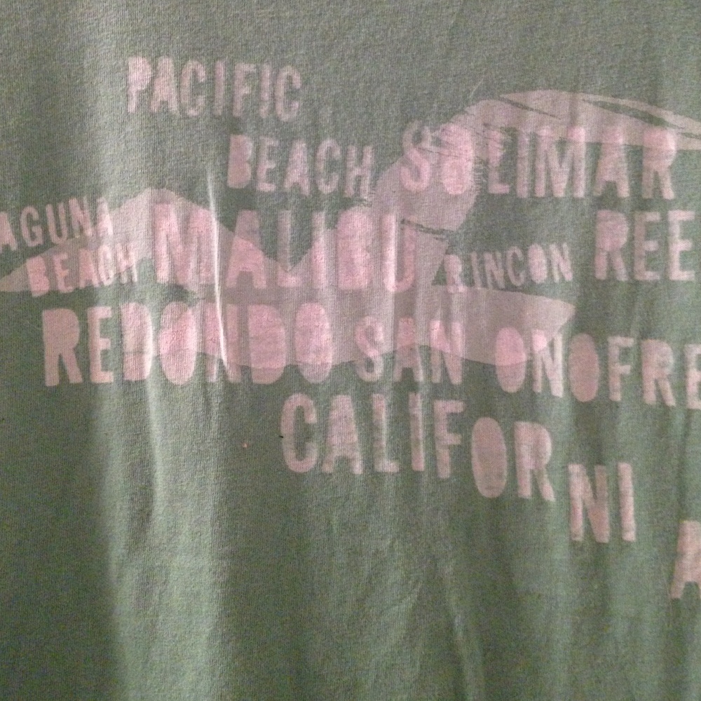 Teal Hollister Tee - Picture 2 of 2